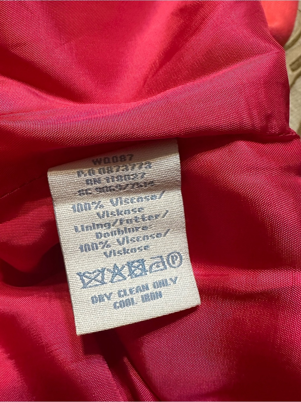 Boden Women's Red-Pink Colorblock Shift Dress - Picture 5 of 7